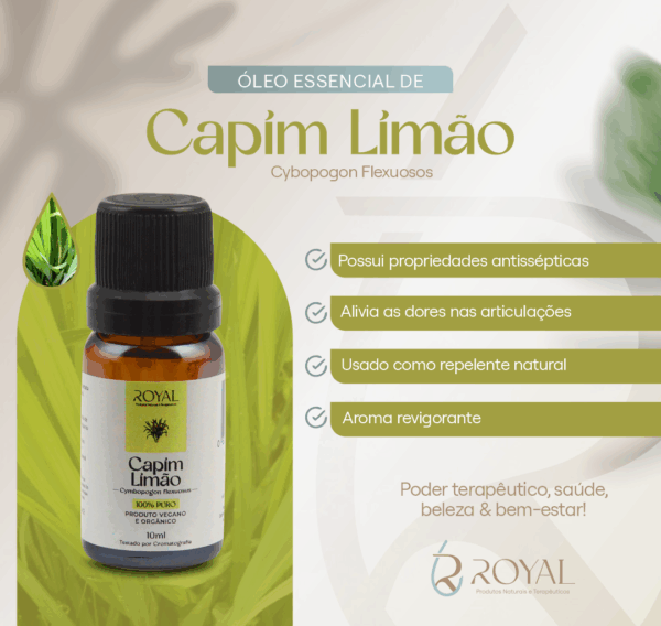 Óleo Essencial Capim Limão/Lemongrass - Imagem 2
