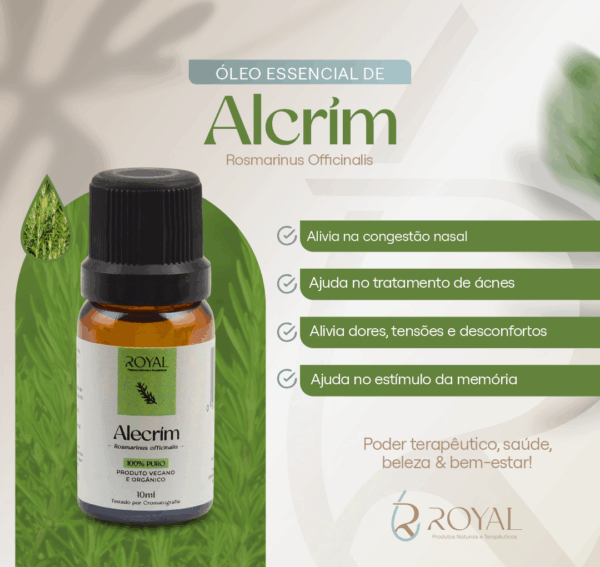 Óleo Essencial Alecrim - Imagem 2