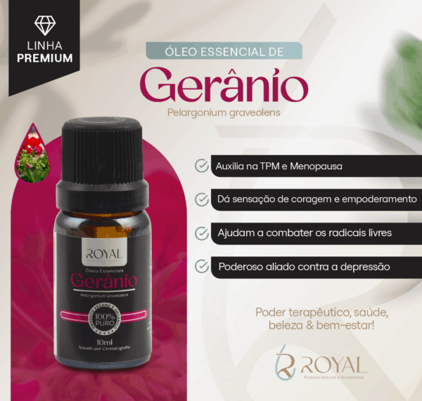 Óleo Essencial Gerânio - Imagem 2