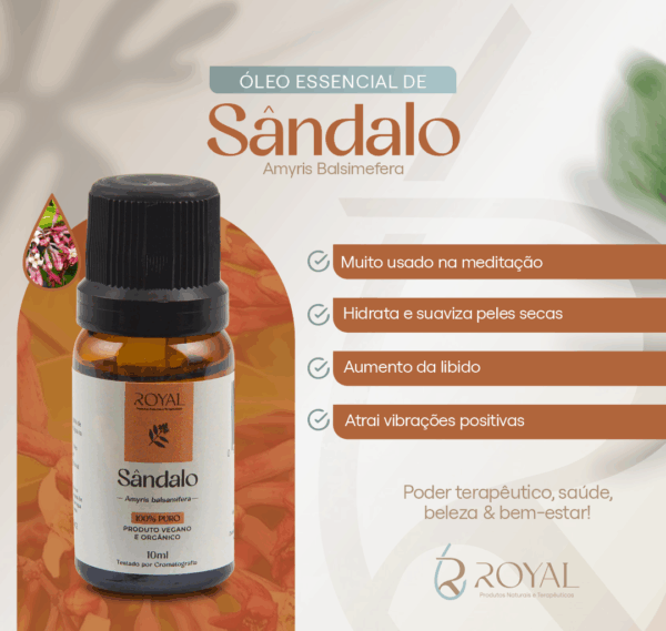 Óleo Essencial de Sândalo - Imagem 2
